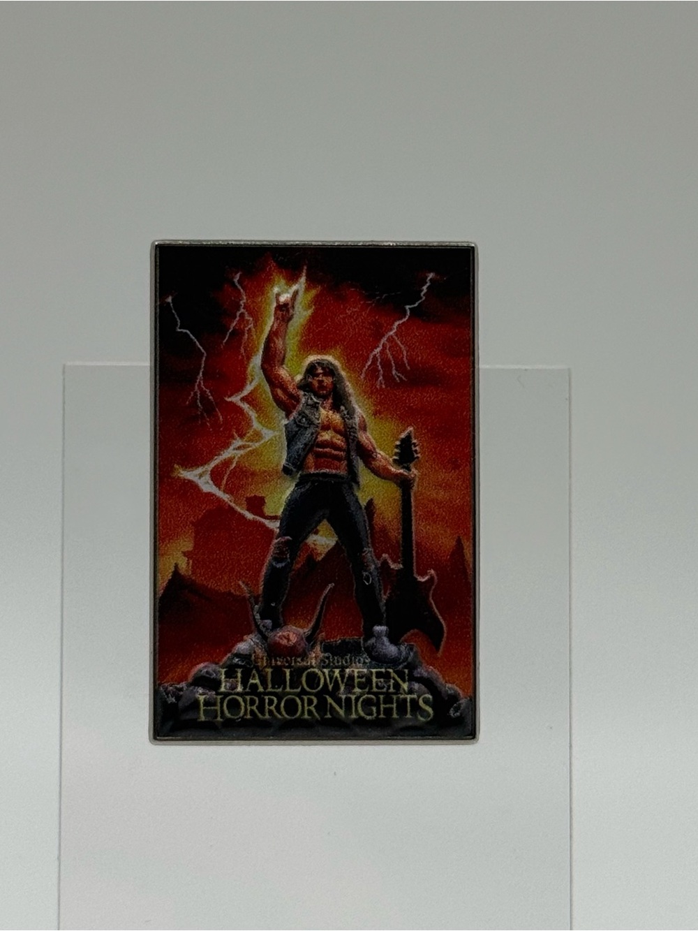 Halloween Horror Nights Enamel Pin - Stranger Things -Red & Black Graphic